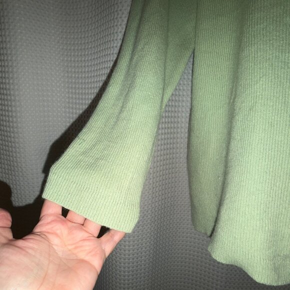 Blair Mint Green Turtleneck Sweater 2XL Silk Angora Blend - Picture 3 of 6